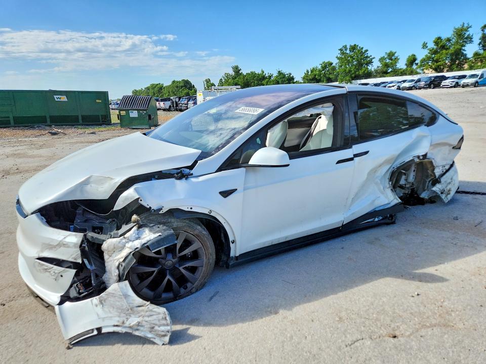 2022 Tesla Model x VIN 7SAXCBE59NF356223 — COPART salvage auction photo