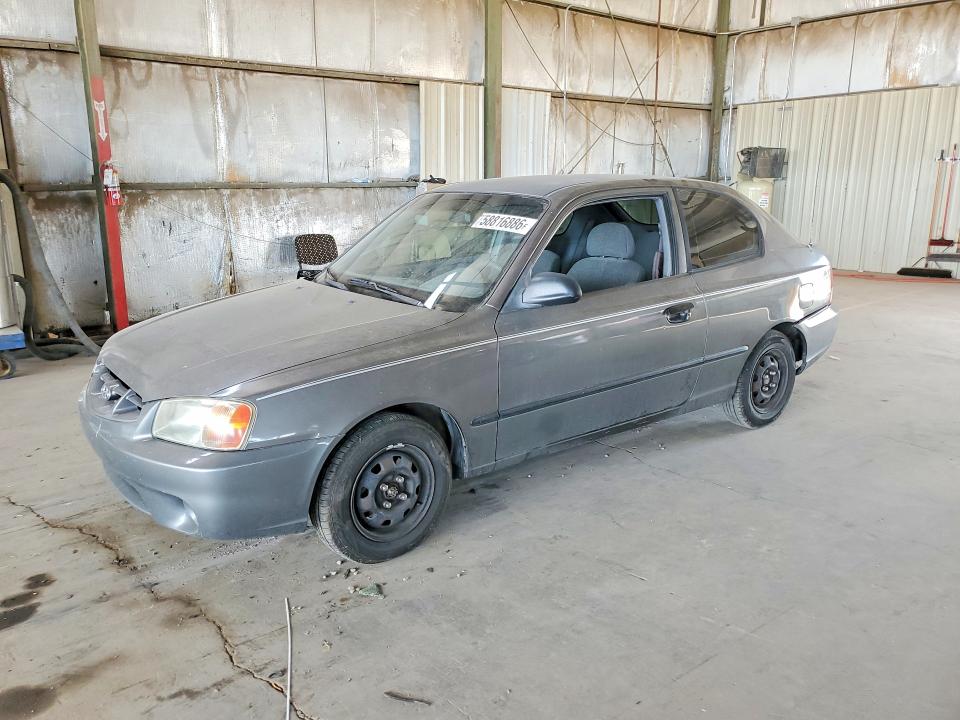 2001 Hyundai Accent VIN KMHCF35G71U134481 COPART salvage auction — SIDE, AZ - CERT OF TITLE - SALVAGE, sold $225 on 2026-07-13 (photo 1)