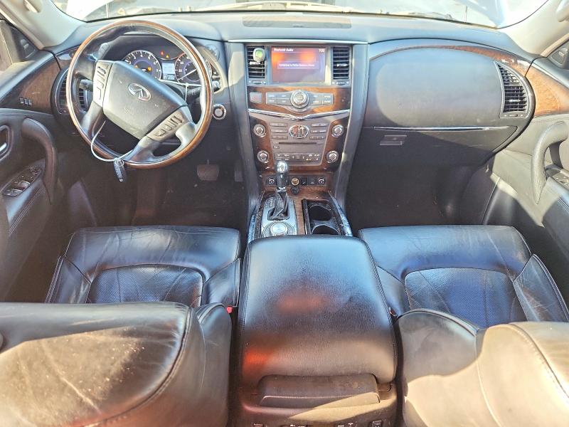 2014 Infiniti Qx80 VIN JN8AZ2NE6E9064965 COPART salvage auction — HAIL, Mt - Certificate Of Title, sold $2,000 on 2026-07-08 (photo 8)