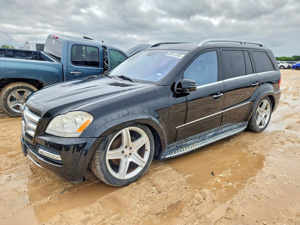 2012 Mercedes-benz Gl-klasse VIN 4JGBF8GE6CA788512 COPART salvage auction — FRONT END, Tx - Certificate Of Title (P), sold $1,950 on 2026-07-09 (photo 1)