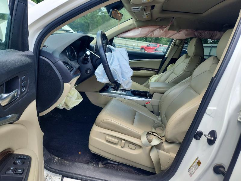 2017 Acura Mdx VIN 5FRYD4H39HB029411 COPART salvage auction — FRONT END, Oh - Cert Of Title-Salvage, sold $100 on 2026-07-23 (photo 7)