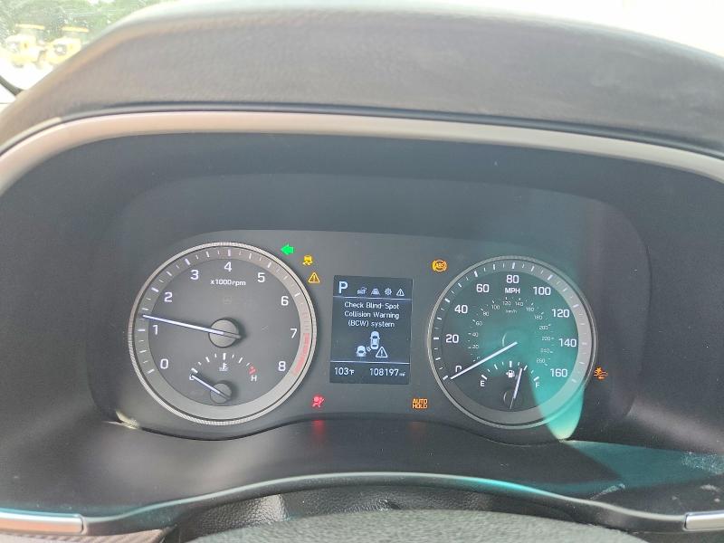 2020 Hyundai VIN KM8J33A48LU110902 COPART salvage auction — FRONT END, GA - CERT OF TITLE-SALVAGE, sold $2,900 on 2026-07-28 (photo 9)
