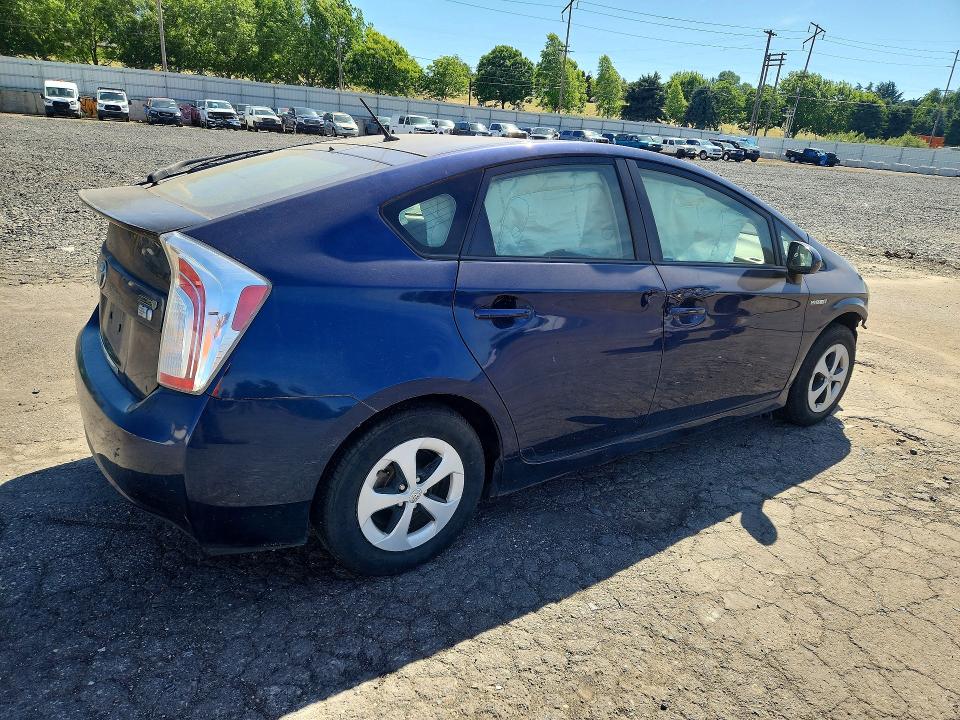 2014 Toyota Prius VIN JTDKN3DUXE1793401 COPART salvage auction — FRONT END, Or - Salvage Title Certificate, sold $1,400 on 2026-07-20 (photo 3)