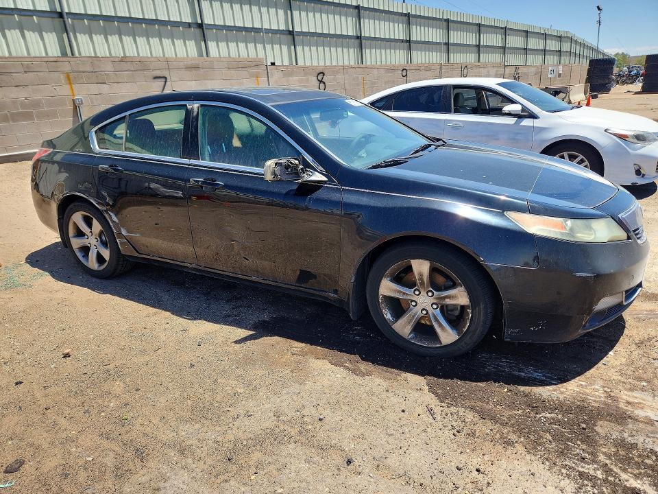 2012 Acura Tl VIN 19UUA9F50CA000411 COPART salvage auction — SIDE, Nm - Cert Of Title-Salvage, sold $1,000 on 2026-08-03 (photo 4)
