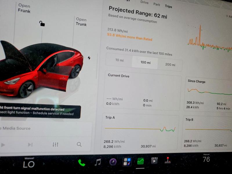 2022 Tesla Model 3 VIN 5YJ3E1EB9NF288513 COPART salvage auction — FRONT END, CT - CERTIFICATE OF TITLE, sold $10,800 on 2026-07-08 (photo 9)