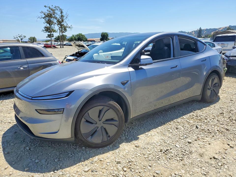 2026 Tesla Model y VIN 7SAYGDEEXTF460740 COPART salvage auction — SIDE, Ca - Salvage Certificate, sold $8,500 on 2026-07-21 (photo 1)