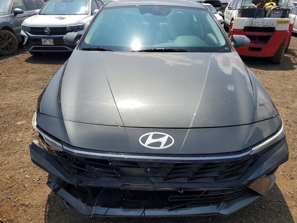 2024 Hyundai Elantra VIN KMHLP4DG5RU664027 COPART salvage auction — FRONT END, Hi - Certificate Of Salvage, sold $550 on 2026-08-31 (photo 5)
