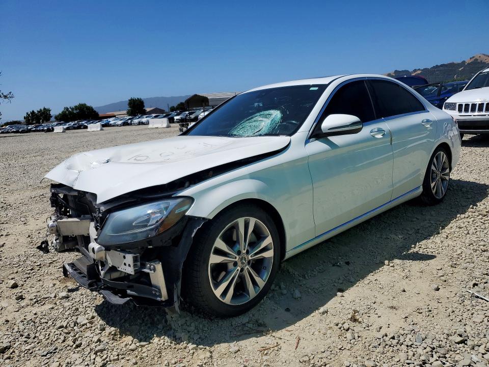 2018 Mercedes-benz C-klasse VIN 55SWF4JB8JU241175 COPART salvage auction — FRONT END, Ca - Salvage Certificate, sold $2,900 on 2026-07-09 (photo 1)