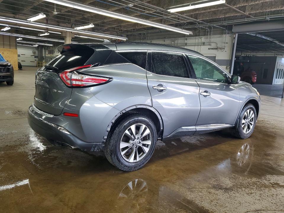 2017 Nissan Murano VIN 5N1AZ2MH7HN124279 COPART salvage auction — MECHANICAL, IL - CERTIFICATE OF TITLE, sold $1,300 on 2026-07-09 (photo 3)