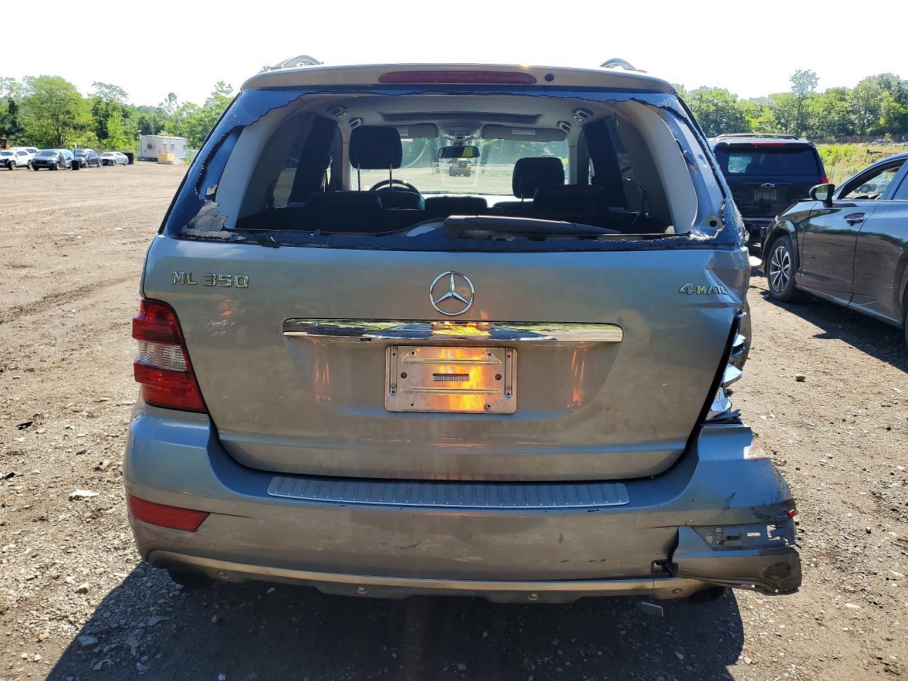 2010 Mercedes-Benz ML-Class VIN 4JGBB8GB9AA569638 COPART salvage auction — Rear End, OH - CERTIFICATE OF TITLE, sold $625 on 2026-06-30 (photo 6)