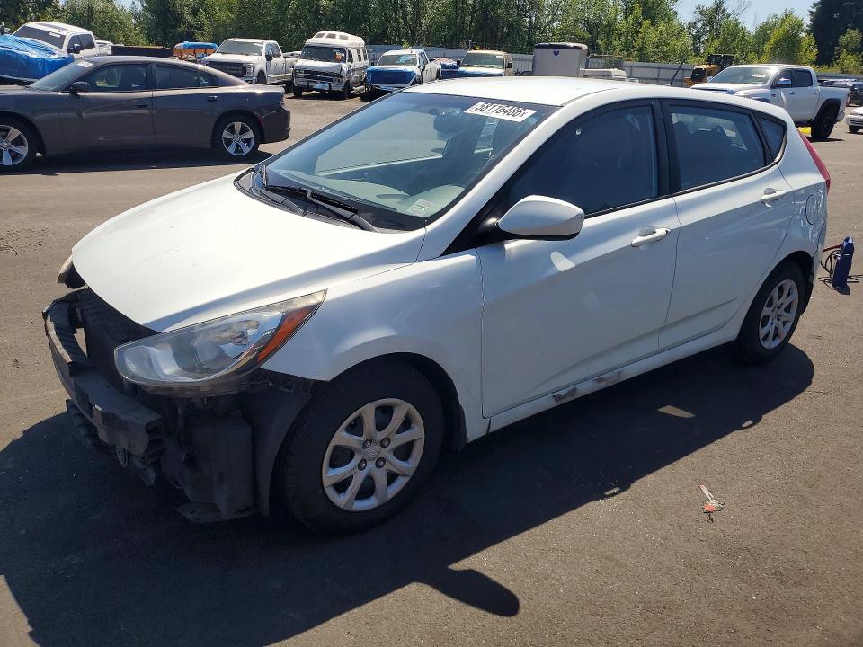 2013 Hyundai VIN KMHCT5AE5DU063553 COPART salvage auction — FRONT END, OR - SALVAGE TITLE CERTIFICATE, sold $250 on 2026-07-29 (photo 1)