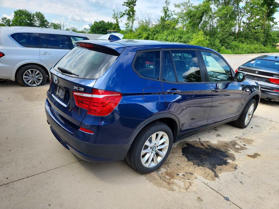 2013 BMW VIN 5UXWX9C50D0D09136 COPART salvage auction — MECHANICAL, Wi - Junked Vehicle Bill Of Sale, sold $575 on 2026-07-22 (photo 3)