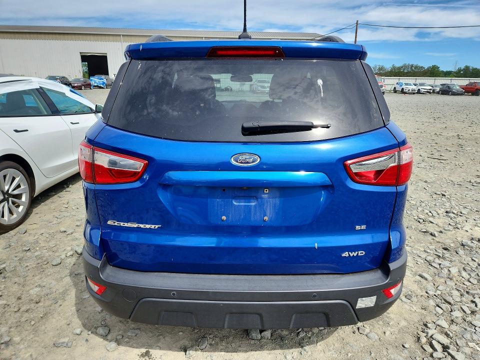 2018 Ford Ecosport VIN MAJ6P1UL9JC192783 COPART salvage auction — FRONT END, Nj - Cert Of Title-Salvage, sold $1,900 on 2026-07-06 (photo 6)