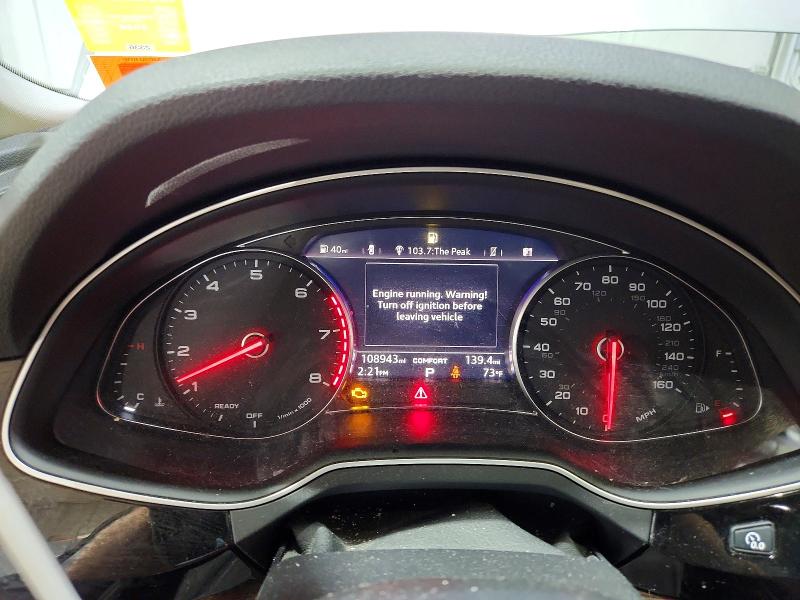 2017 Audi VIN WA1LAAF79HD042993 COPART salvage auction — MECHANICAL, Nh - Certificate Of Title, sold $5,400 on 2026-07-02 (photo 9)