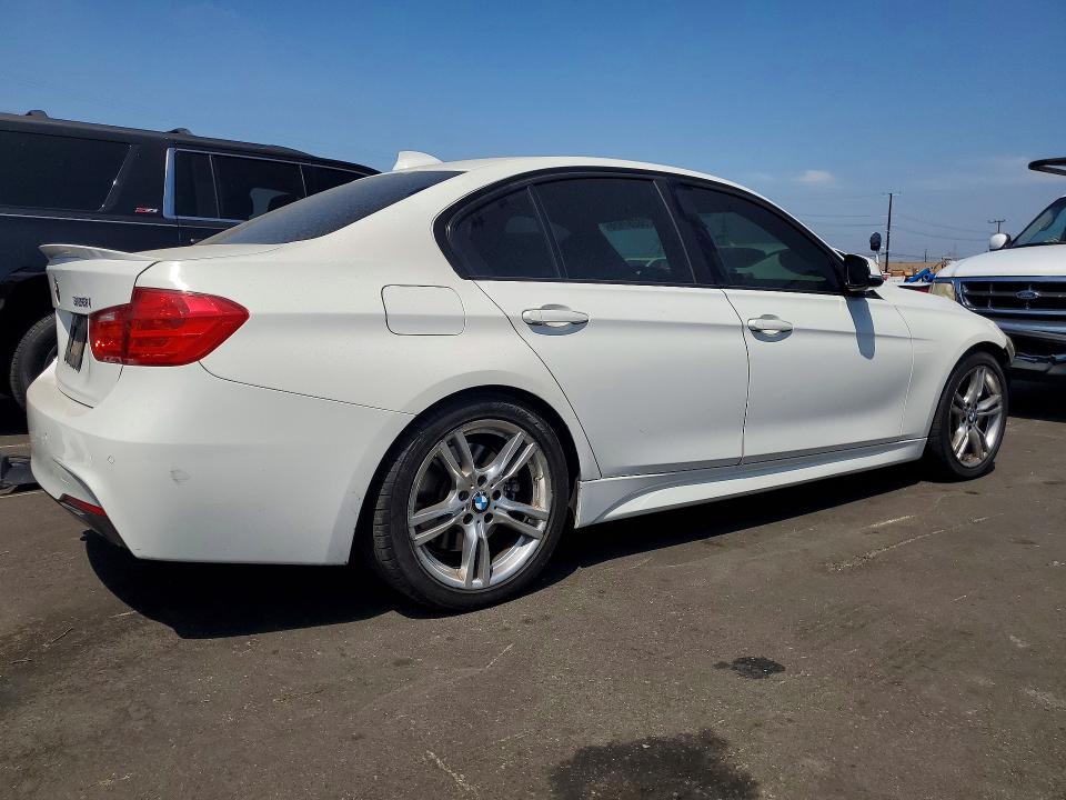 2015 BMW 3er VIN WBA3A5G54FNS90969 COPART salvage auction — FRONT END, Ca - Salvage Certificate, sold $1,750 on 2026-07-08 (photo 3)