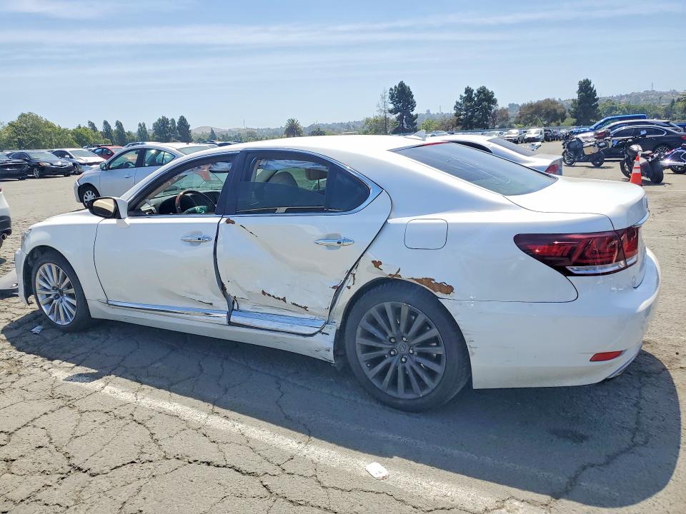 2013 Lexus Ls 460 VIN JTHCL5EF0D5017693 COPART salvage auction — SIDE, Wv - Dis/Dlr/Exp Only Clean Title (P), sold $2,550 on 2026-07-31 (photo 2)