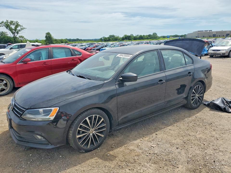 2016 Volkswagen Jetta VIN 3VWD17AJ7GM402827 COPART salvage auction — REAR END, IA - CERT OF TITLE-SALVAGE TITLE, sold $325 on 2026-07-24 (photo 1)