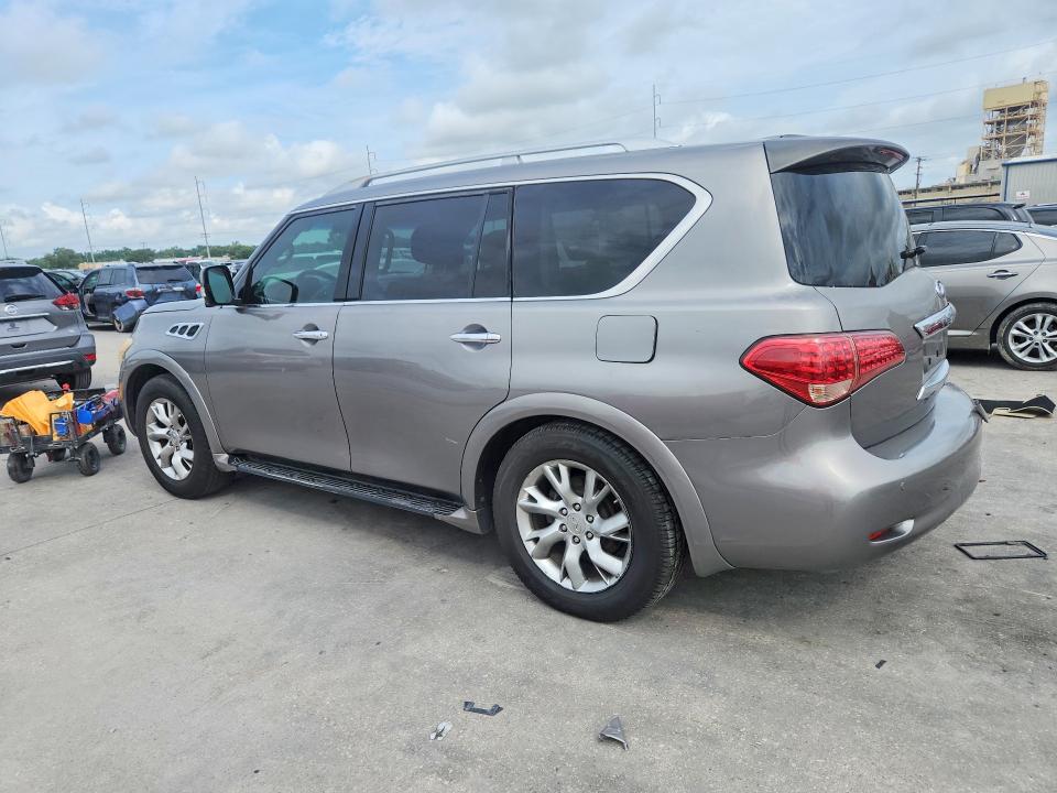 2011 Infiniti Qx56 VIN JN8AZ2ND9B9700295 COPART salvage auction — MECHANICAL, Tx - Certificate Of Title, sold $1,100 on 2026-07-08 (photo 2)