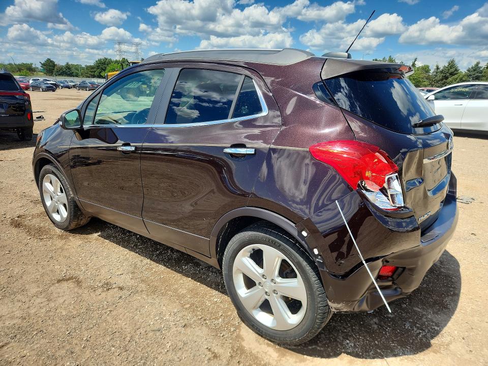 2015 Buick Encore VIN KL4CJDSBXFB036334 COPART salvage auction — REAR END, Il - Salvage Certificate, sold $975 on 2026-07-23 (photo 2)