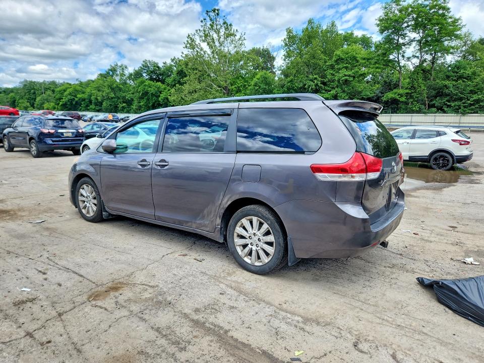 2012 Toyota VIN 5TDJK3DC9CS047355 COPART salvage auction — REAR END, Pa - Certificate Of Salvage, sold $925 on 2026-07-02 (photo 2)