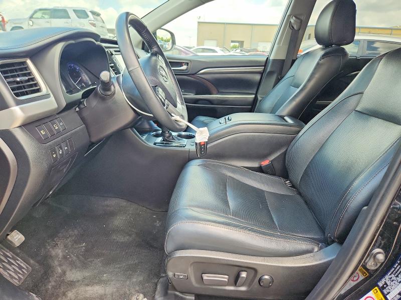 2019 Toyota Highlander VIN 5TDDGRFH3KS054746 COPART salvage auction — HAIL, Ca - Dis/Dlr/Exp Only Clean Title, sold $13,200 on 2026-07-13 (photo 7)
