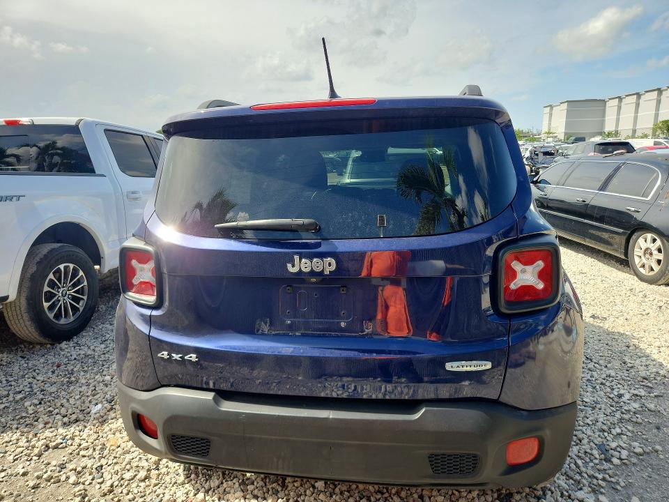 2017 Jeep Renegade VIN ZACCJBBBXHPF58920 COPART salvage auction — FRONT END, Fl - Cert Of Title-Rebuilt, sold $1,700 on 2026-07-31 (photo 6)