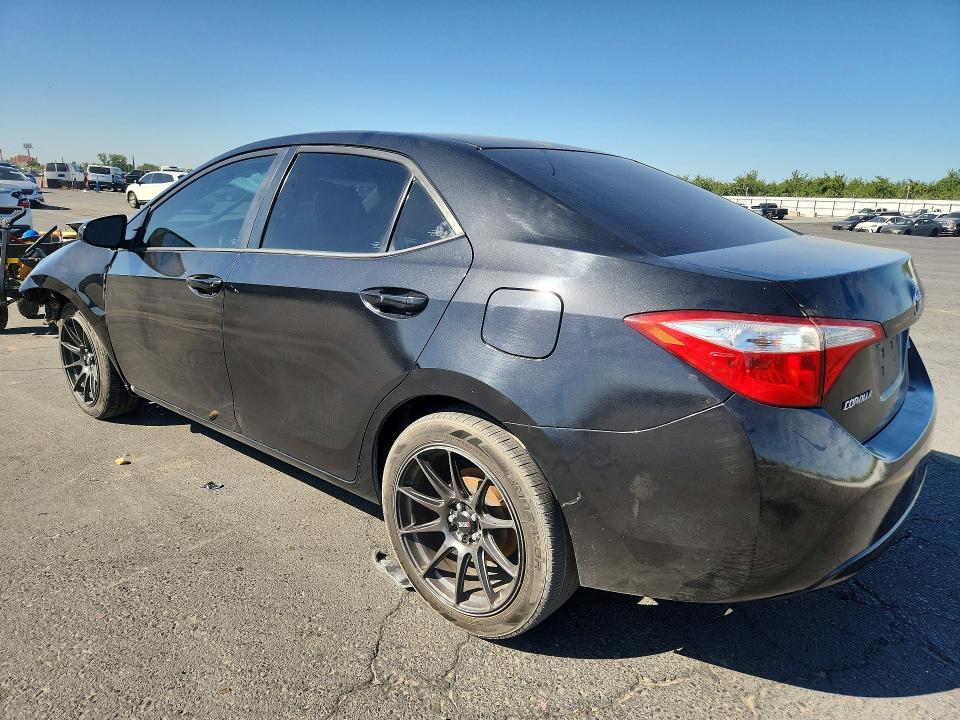2016 Toyota Corolla VIN 5YFBURHE4GP459016 COPART salvage auction — FRONT END, Ca - Salvage Certificate, sold $925 on 2026-07-09 (photo 2)