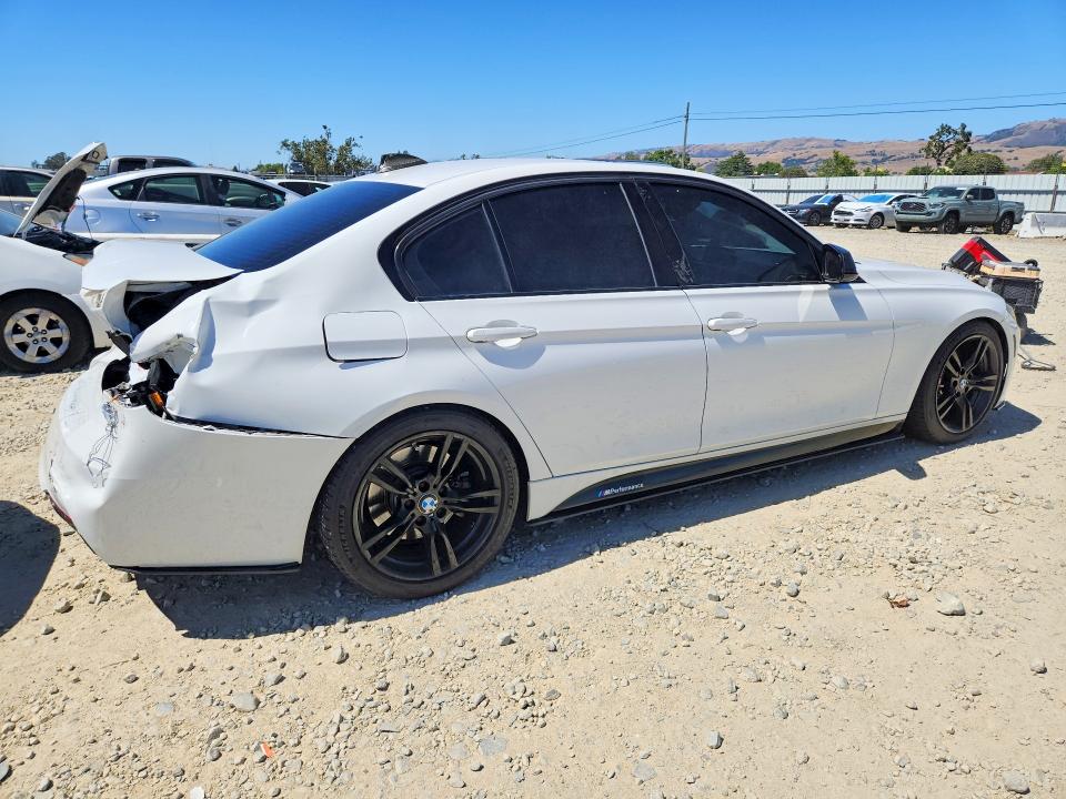 2017 BMW 3 series VIN WBA8B9G57HNU48721 COPART salvage auction — REAR END, CA - SALVAGE CERTIFICATE, sold $4,100 on 2026-07-14 (photo 3)