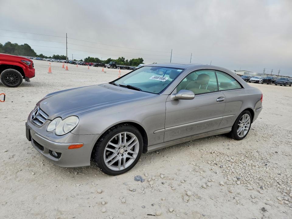 2008 Mercedes-benz Clk-klasse VIN WDBTJ56H88F254034 COPART salvage auction — VANDALISM, Tx - Salvage Vehicle Title, sold $550 on 2026-08-13 (photo 1)