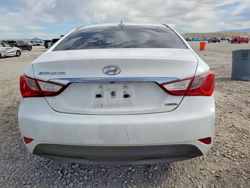 2014 Hyundai Sonata VIN 5NPEC4AC6EH816332 COPART salvage auction — MINOR DENT/SCRATCHES, Ut - Salvage Certificate, sold $675 on 2026-07-10 (photo 6)
