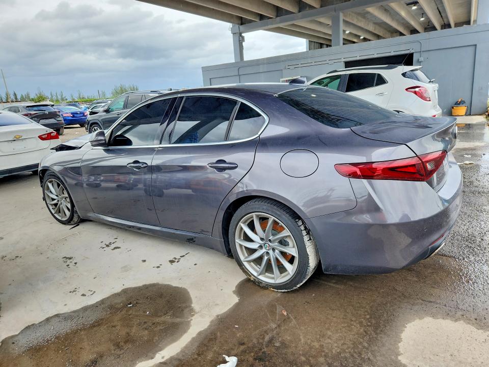 2019 Alfa romeo Giulia VIN ZARFAMANXK7599319 COPART salvage auction — FRONT END, Fl - Certificate Of Destruction, sold $2,950 on 2026-07-30 (photo 2)