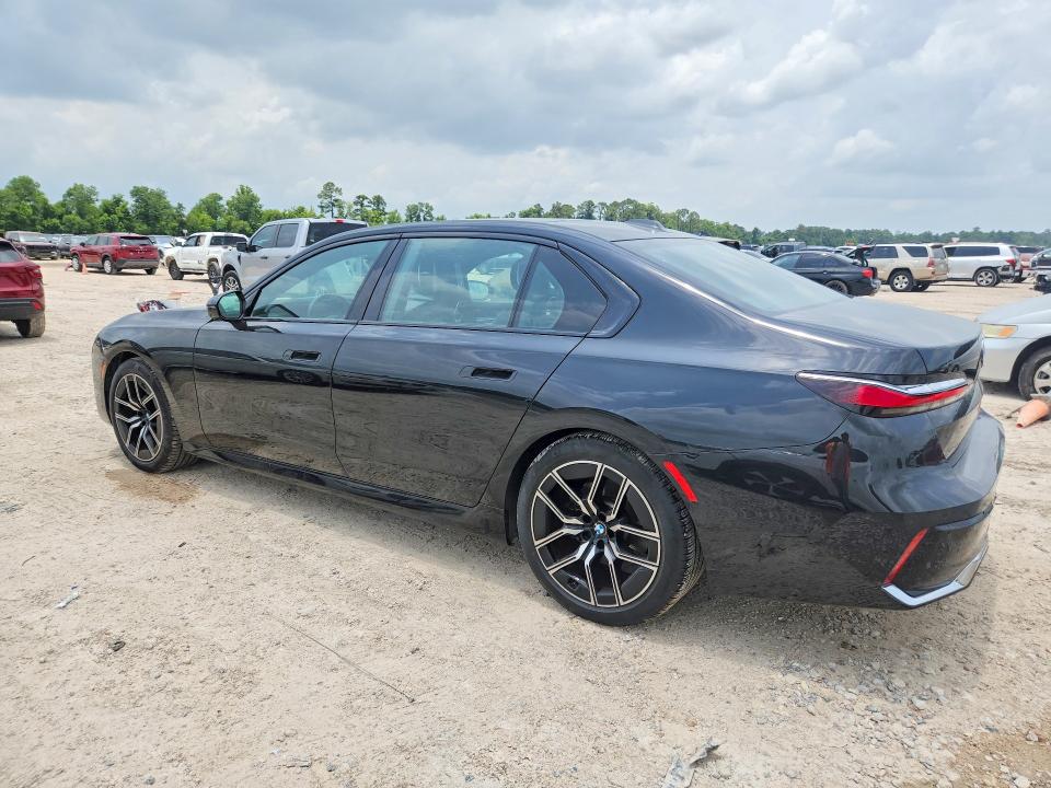 2023 BMW 7 series VIN WBA23EH00PCM21708 COPART salvage auction — WATER/FLOOD, Tx - Salvage Title-Flood Damage, sold $49,500 on 2026-07-21 (photo 2)