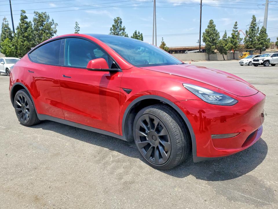 2023 Tesla Model y VIN 7SAYGDEE8PA041921 COPART salvage auction — UNDERCARRIAGE, Ca - Salvage Certificate, sold $12,000 on 2026-07-30 (photo 4)