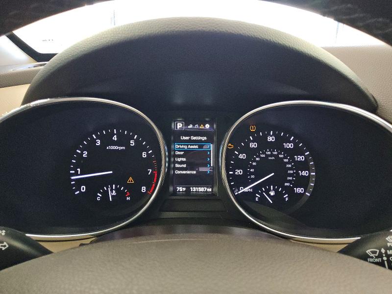 2017 Hyundai Santa fe VIN 5XYZU3LB5HG419218 COPART salvage auction — MINOR DENT/SCRATCHES, GA - CERTIFICATE OF TITLE, sold $3,750 on 2026-07-16 (photo 9)