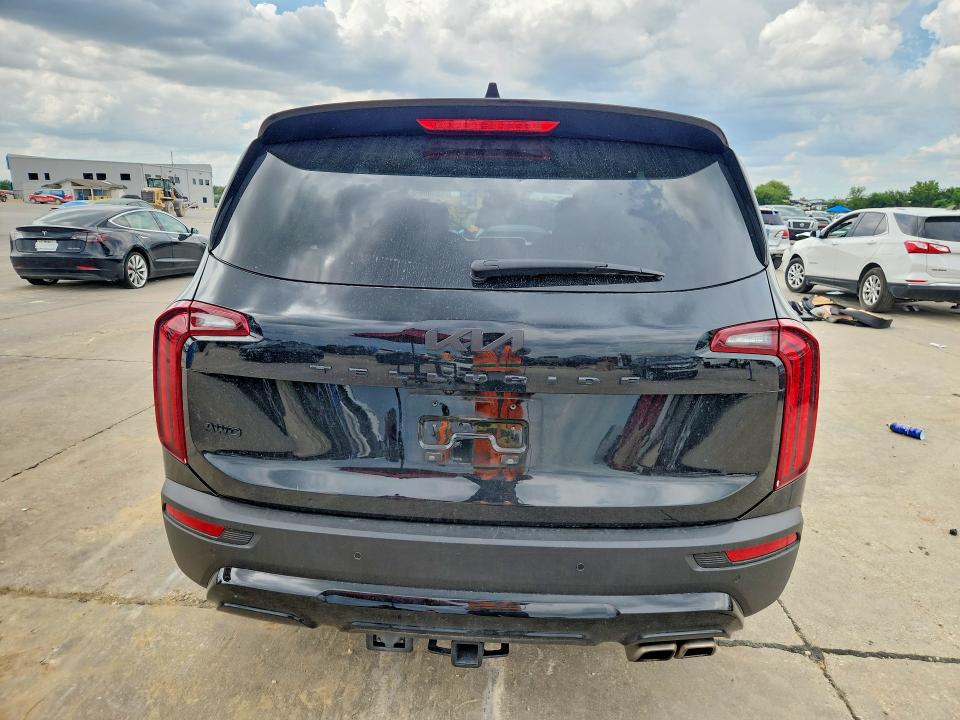 2022 Kia Telluride VIN 5XYP5DHC6NG199045 COPART salvage auction — FRONT END, Tx - Salvage Vehicle Title, sold $5,800 on 2026-07-23 (photo 6)