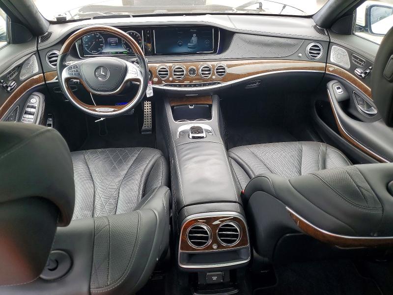 2016 Mercedes-benz S-klasse VIN WDDUG6DB4GA245678 COPART salvage auction — FRONT END, CA - SALVAGE CERTIFICATE, sold $5,700 on 2026-07-28 (photo 8)