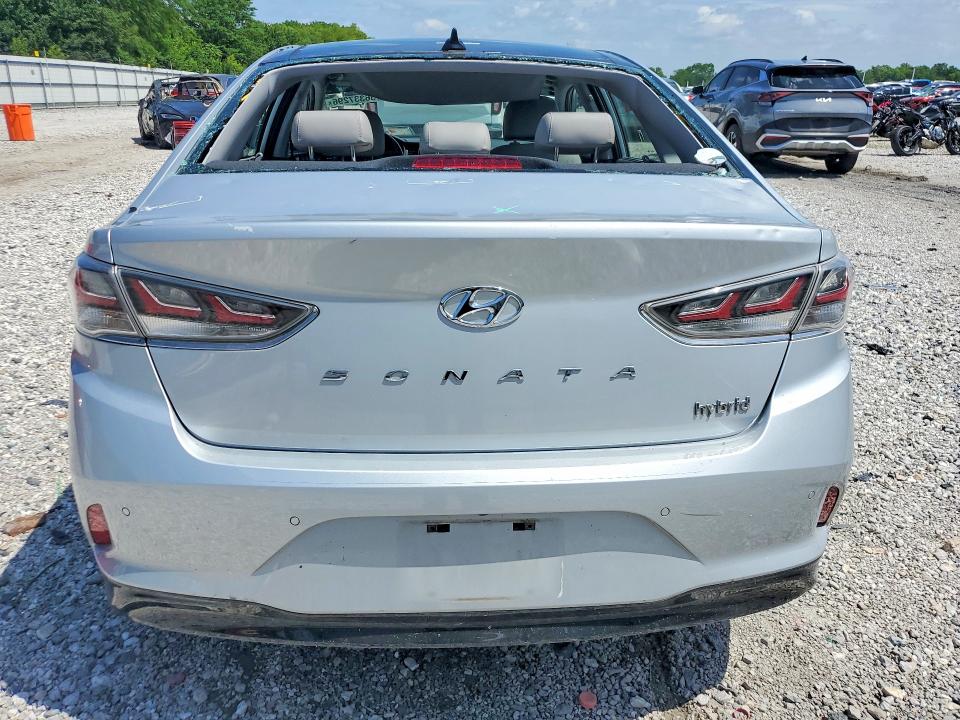 2018 Hyundai Sonata VIN KMHE34L33JA087037 COPART salvage auction — HAIL, Ar - Cert Of Title-Salvage, sold $3,200 on 2026-07-08 (photo 6)