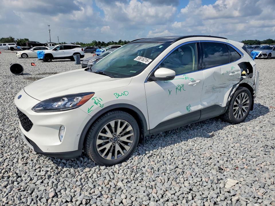 2020 Ford Escape VIN 1FMCU0DZ0LUA15763 COPART salvage auction — SIDE, Fl - Cert Of Title Slvg Rebuildable, sold $7,000 on 2026-07-10 (photo 1)