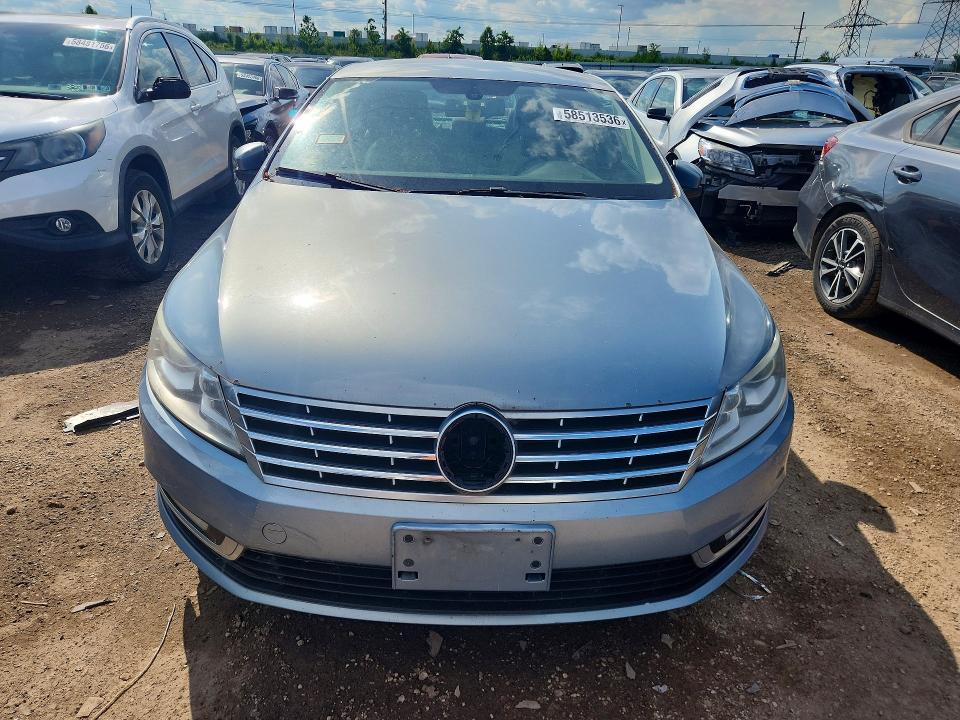 2013 Volkswagen Passat cc VIN WVWBP7AN6DE545409 COPART salvage auction — ROOF, Il - Salvage Certificate, sold $275 on 2026-07-16 (photo 5)