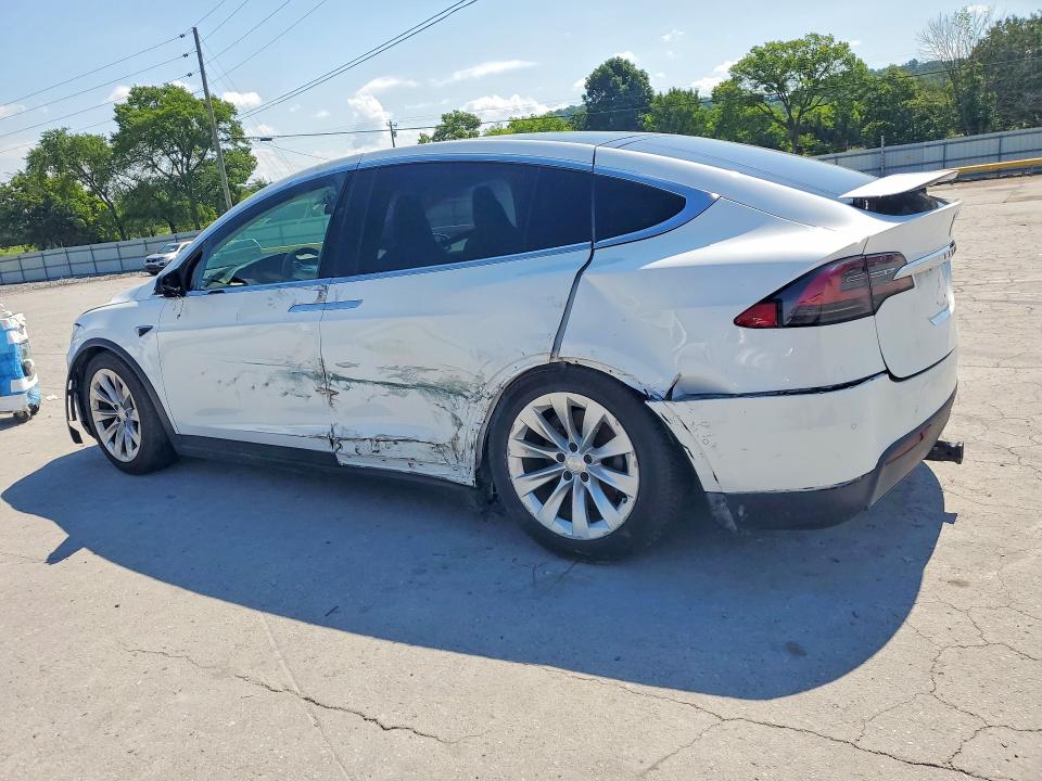 2019 Tesla Model x VIN 5YJXCAE25KF181347 COPART salvage auction — REAR END, Va - Cert Of Title - Salvage, sold $6,500 on 2026-07-06 (photo 2)