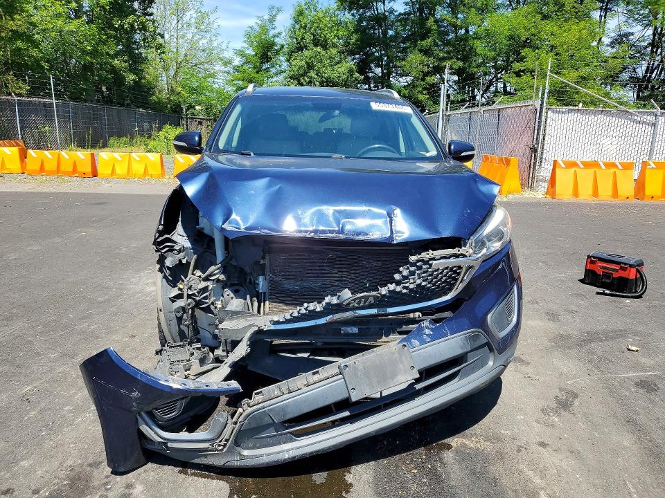 2017 Kia VIN 5XYPGDA56HG234273 COPART salvage auction — FRONT END, Or - Salvage Title Certificate, sold $1,000 on 2026-07-13 (photo 5)
