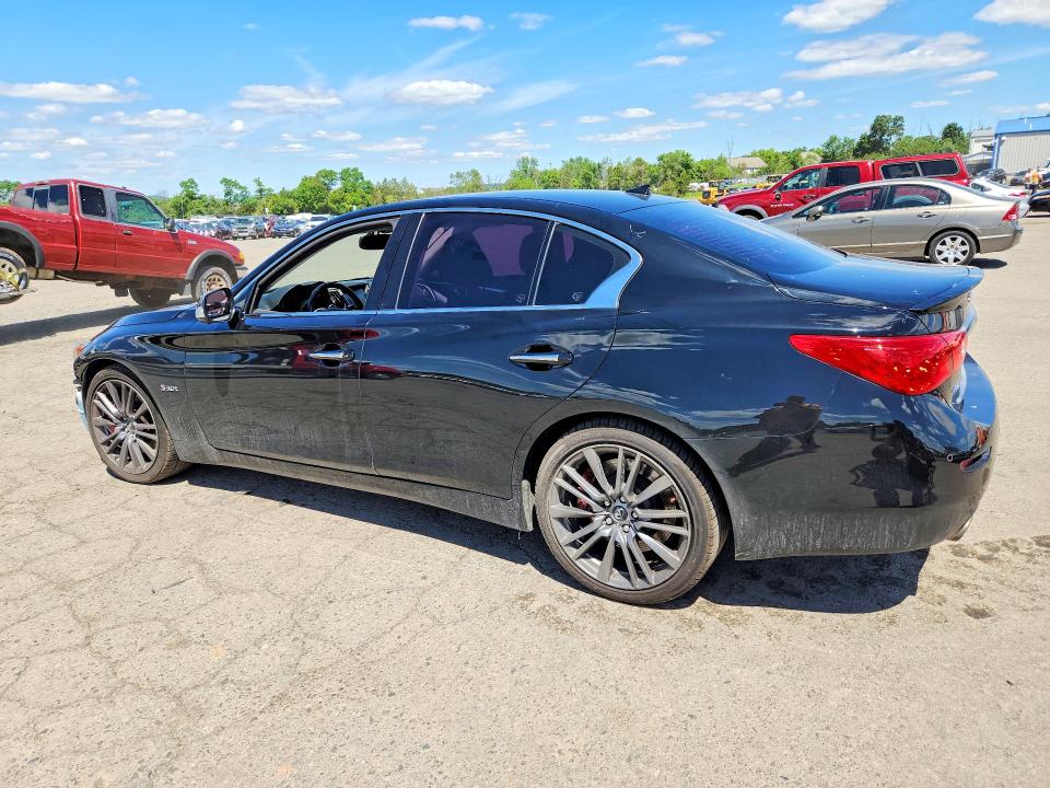 2017 Infiniti VIN JN1FV7AR0HM870968 COPART salvage auction — FRONT END, Pa - Certificate Of Salvage, sold $2,700 on 2026-07-17 (photo 2)