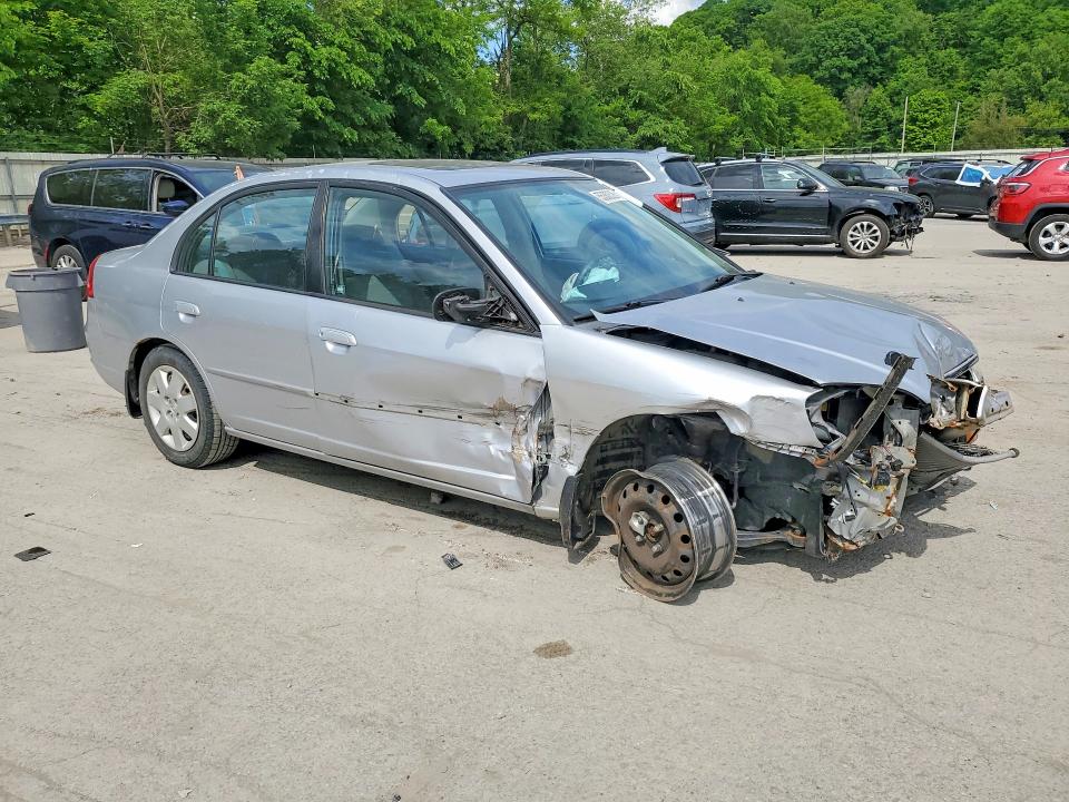 2002 Honda Civic VIN 2HGES26732H604528 COPART salvage auction — FRONT END, PA - CERT OF SALV-R=RECONSTRUCTED, sold $425 on 2026-07-02 (photo 4)