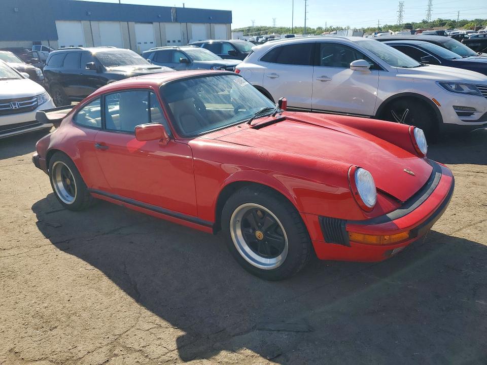 1988 Porsche 911 VIN WP0AB0914JS120691 COPART salvage auction — ENGINE BURN, Mi - Certificate Of Title, sold $37,750 on 2026-07-07 (photo 4)