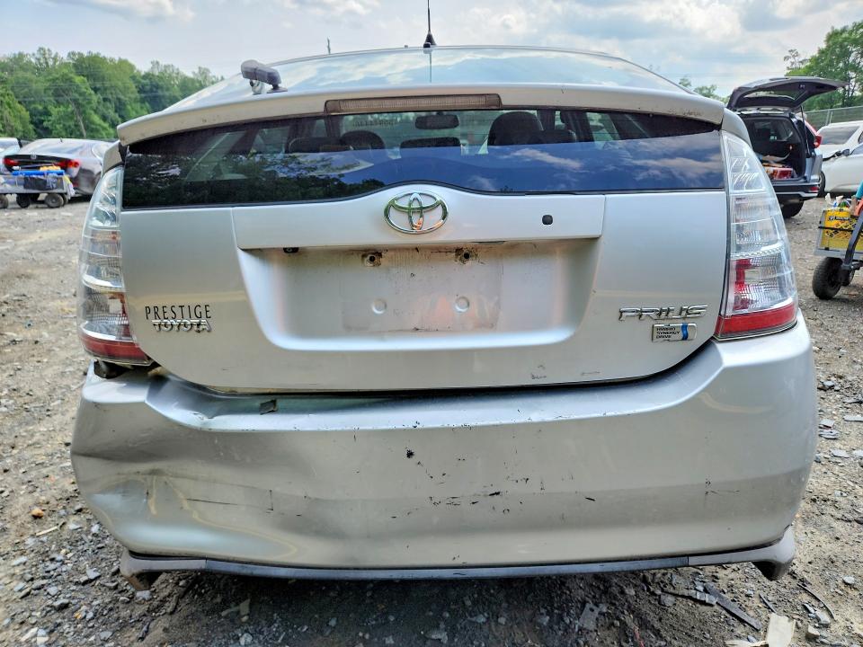 2008 Toyota Prius VIN JTDKB20U383341307 COPART salvage auction — FRONT END, Md - Cert Of Salvage > 75% Damage, sold $375 on 2026-07-17 (photo 6)