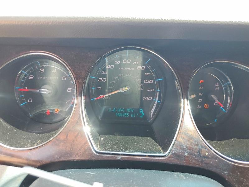 2011 Ford Taurus VIN 1FAHP2FWXBG126386 COPART salvage auction — REAR END, GA - CERT OF TITLE-SALVAGE (P), sold $300 on 2026-07-09 (photo 9)