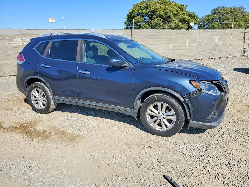 2016 Nissan VIN KNMAT2MT3GP729462 COPART salvage auction — FRONT END, Ca - Salvage Certificate, sold $1,700 on 2026-07-28 (photo 4)