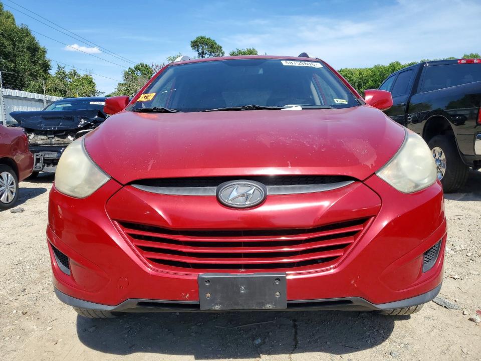 2011 Hyundai Tucson VIN KM8JU3AC2BU176025 COPART salvage auction — REAR END, Va - Certificate Of Title, sold $375 on 2026-07-07 (photo 5)