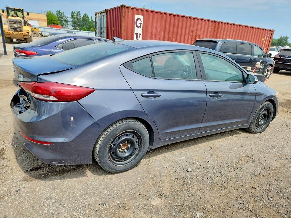 2017 Hyundai Elantra VIN KMHD84LF3HU139525 COPART salvage auction — REAR END, On - Permit Salvage, sold $2,200 on 2026-07-02 (photo 3)