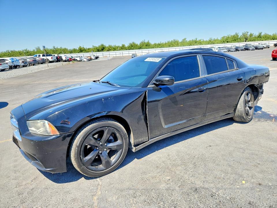 2014 Dodge Charger VIN 2C3CDXBG8EH306858 COPART salvage auction — REAR END, Ca - Salvage Certificate, sold $575 on 2026-08-13 (photo 1)